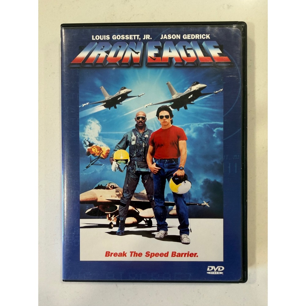 Iron Eagle DVD Louis Gossett Jr Jason Gedrick 80s Action Movie Widescreen Full